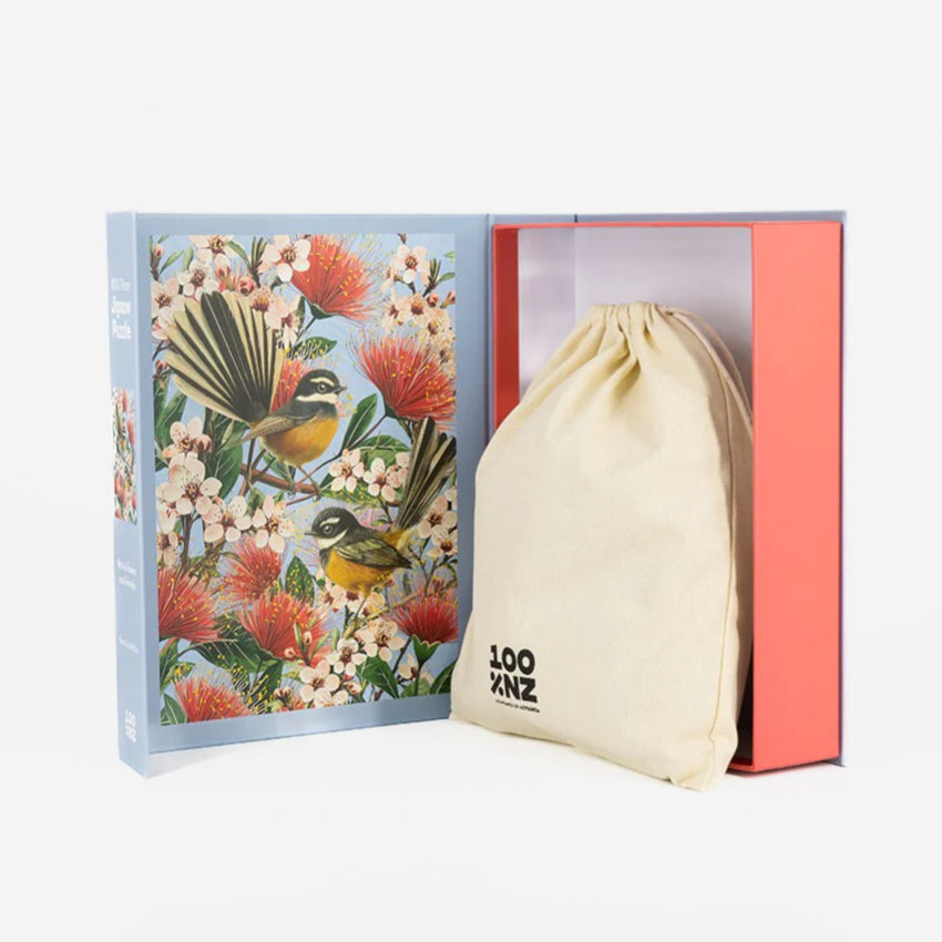 Jigsaw Puzzle | Native Flowers & Fantails