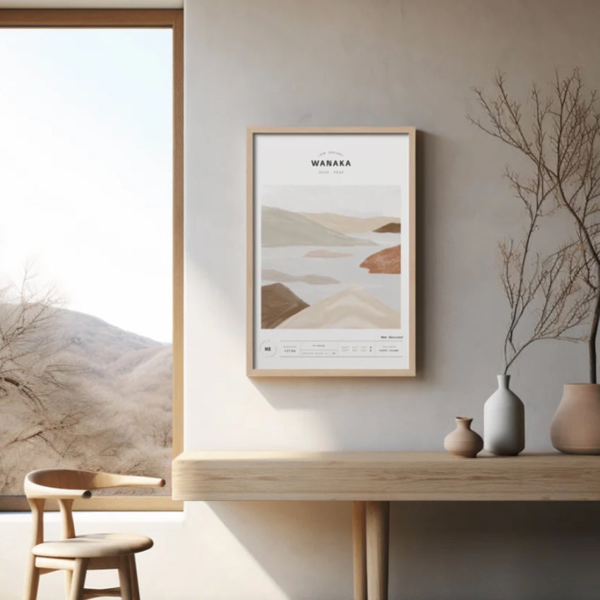 Landscape Roys Peak Art Print