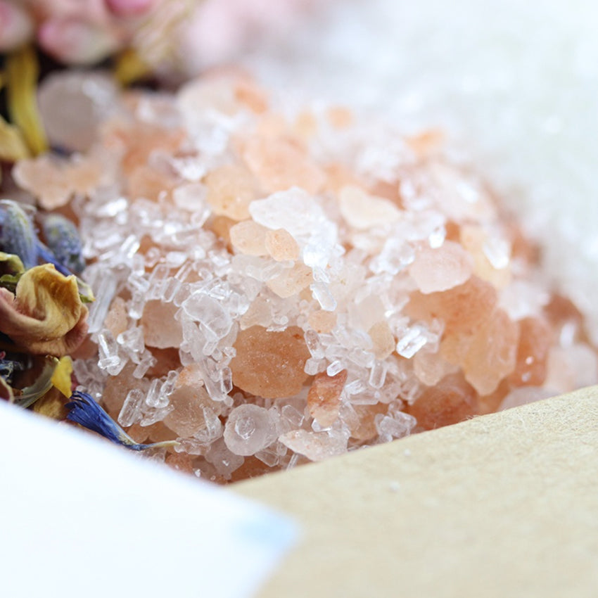 A closeup of the Anoint Bath Salts