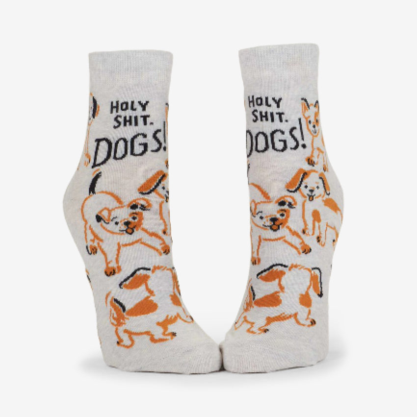 Womens Ankle Socks | Holy Shit. Dogs!