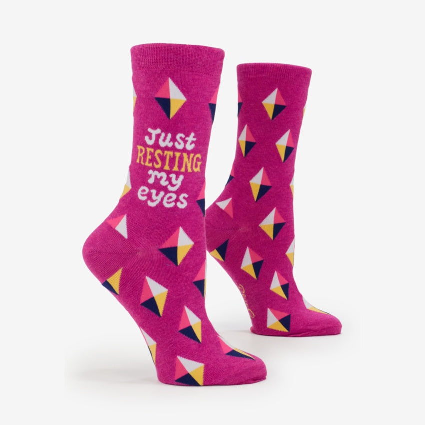 Womens Socks | Resting My Eyes