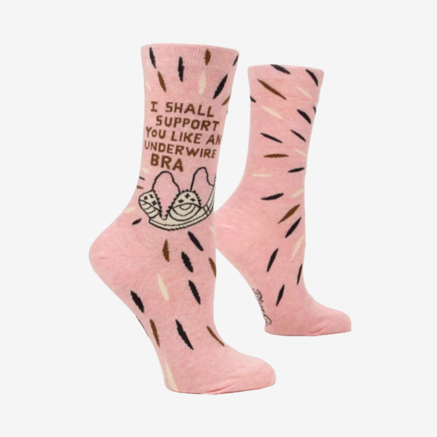 Womens Crew Socks | Underwire Bra Crew