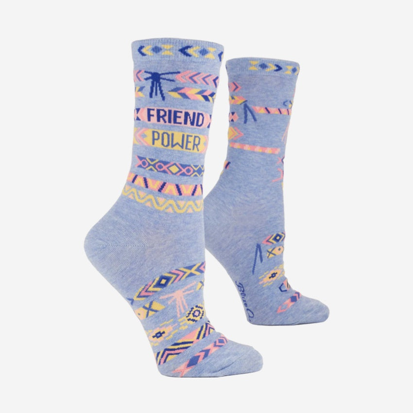 Womens Crew Socks | Friend Power