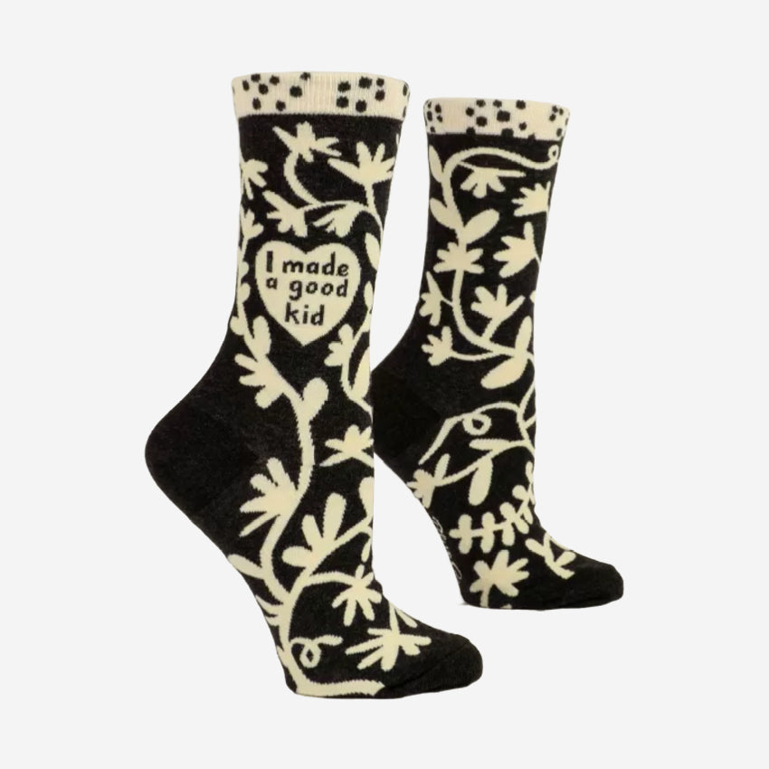 Womens Socks | I Made a Good Kid