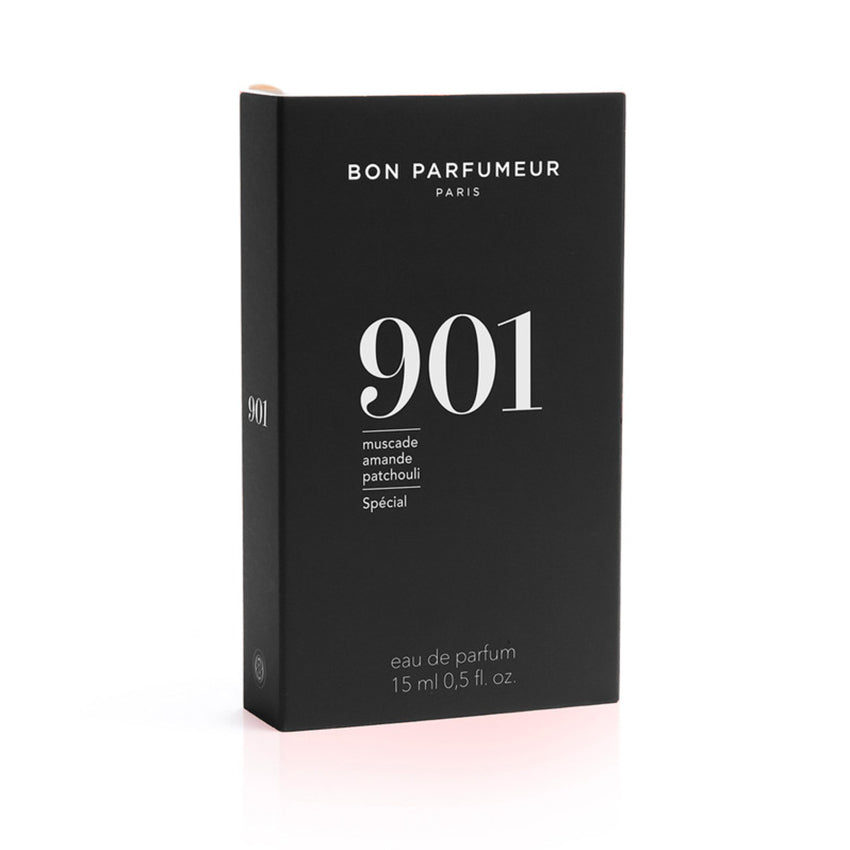 The box of the 15ml Bon Parfumeur Eau de Parfum Special 901 fragrance on a blank background