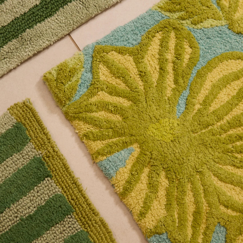 Azalea Light Green Bath Mat