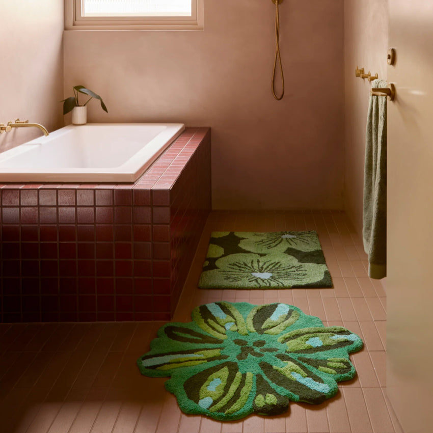 Jardin Green Bath Mat