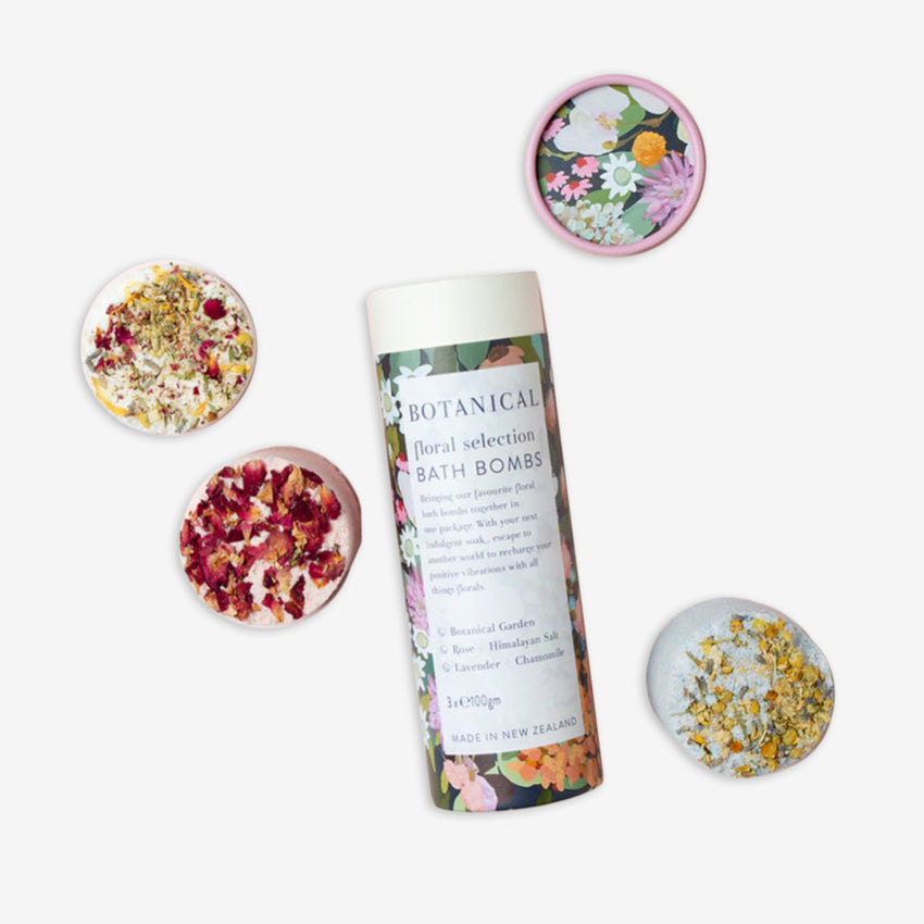 The Botanical Floral Selection Bath Bombs