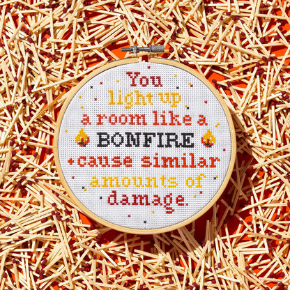 Cross Stitch Kit | Bonfire