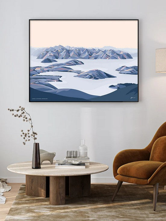 Glendhu, Lake Wānaka Art Print