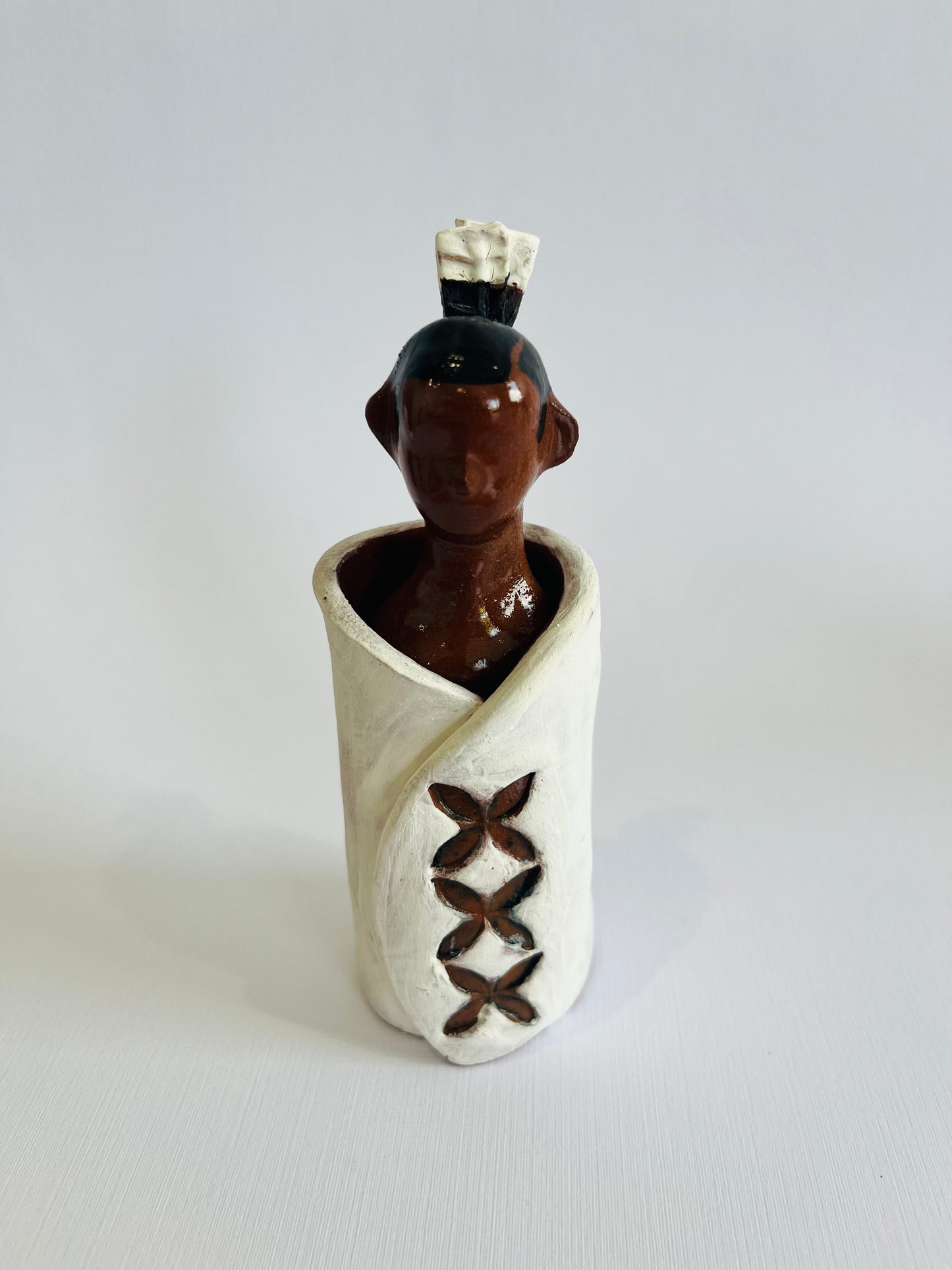 Ceramic Wahine & Tane