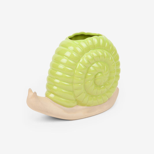 Woodland Snail Vase | Green