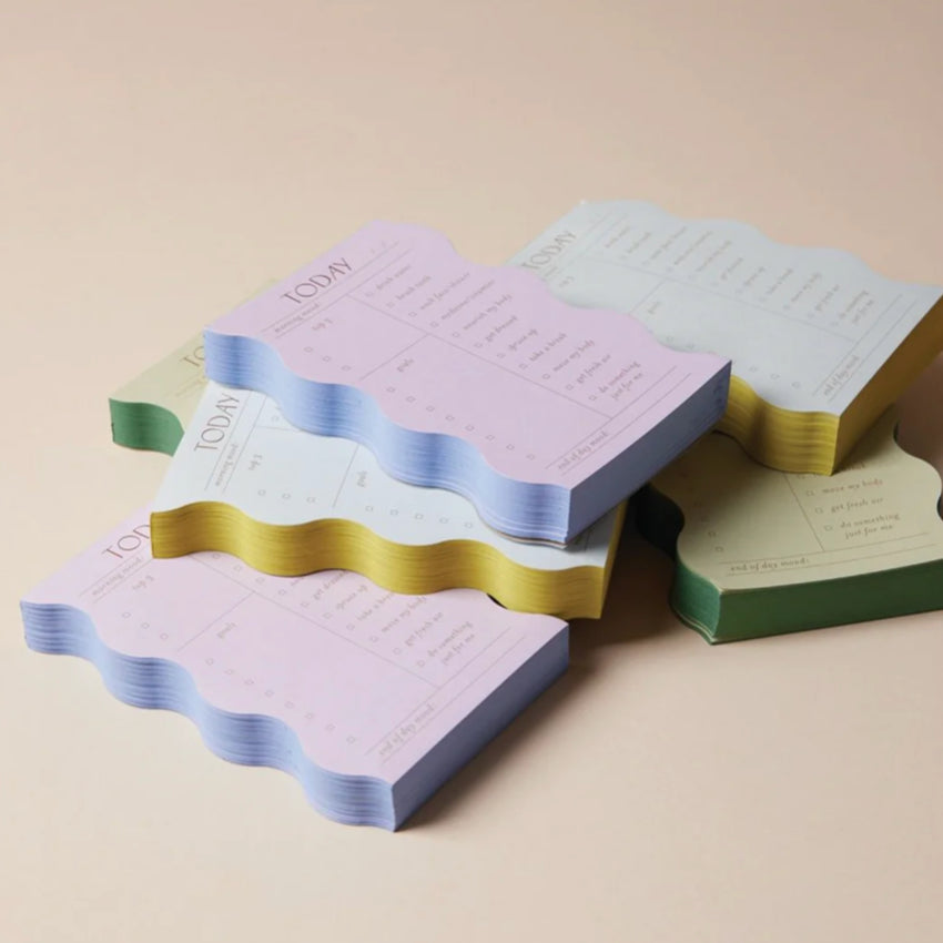 Wavy Daily Notepad