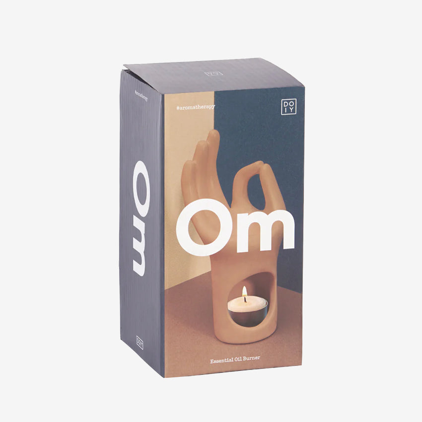 Om Meditation Hand Oil Burner