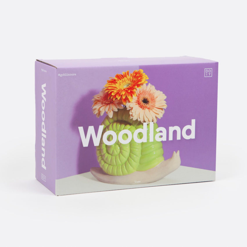 Woodland Snail Vase | Green