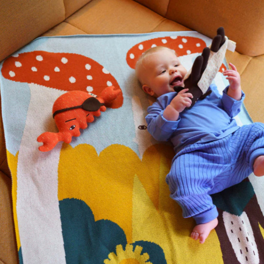 Trees & Creatures Cotton Mini Blanket