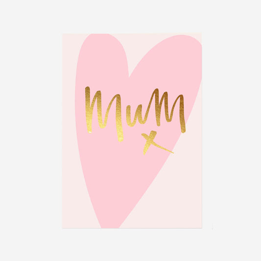Gift Card | Mum Pale Pink Heart