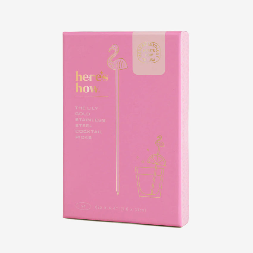 The Lily Flamingo Cocktail Picks