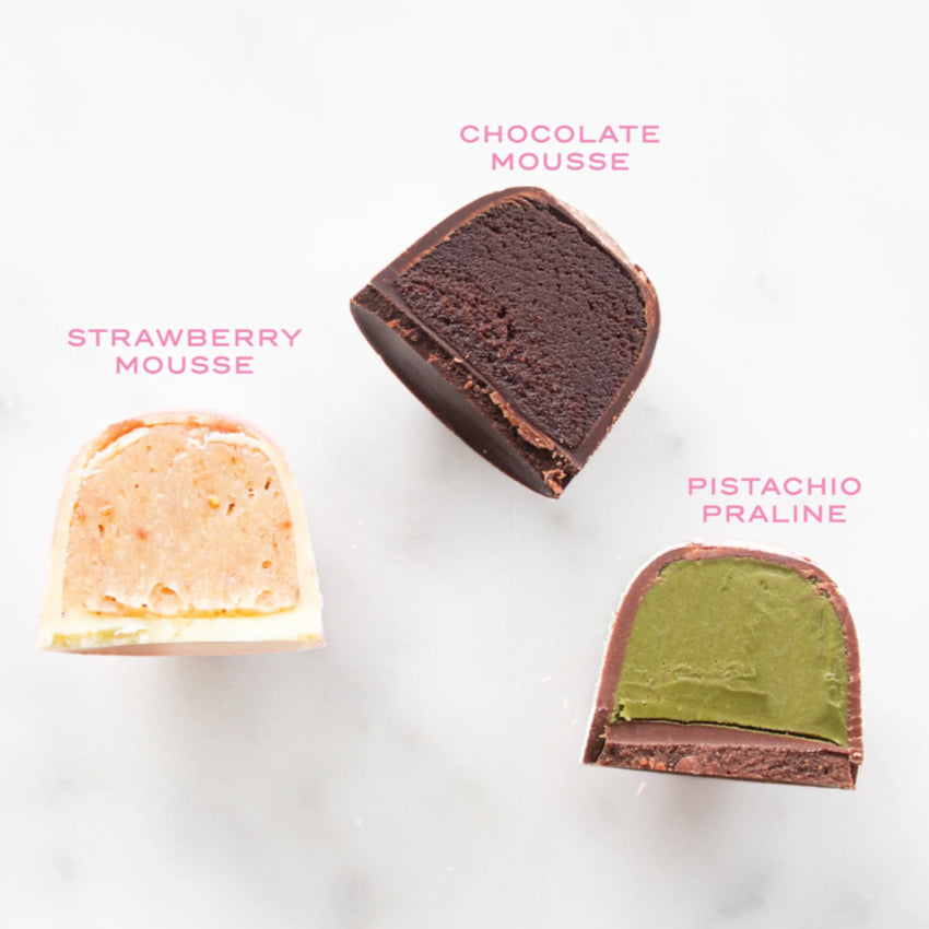 Three Piece 'Hugs & Kisses' Bonbon Box