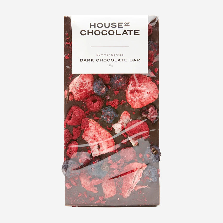 Summer Berries Dark Chocolate Bar
