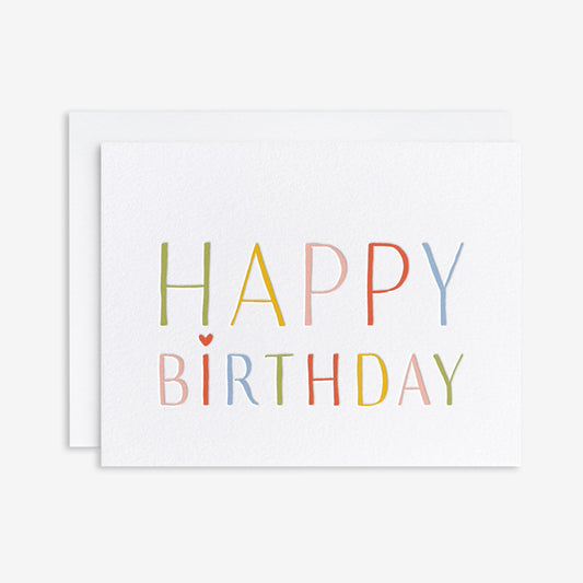 Inker Tinker Greeting Card | Happy Birthday Bright