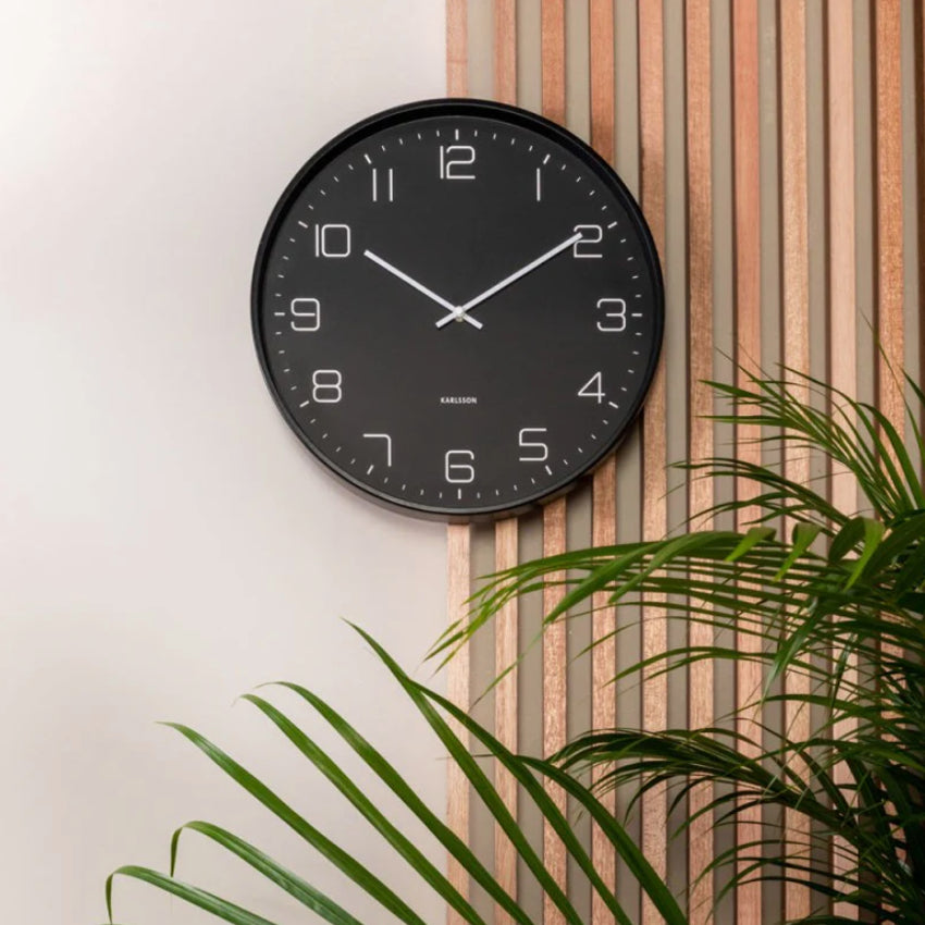 Lofty Wall Clock | Matte Black