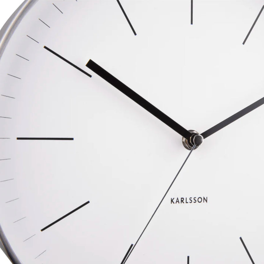 Minimal Clock | White
