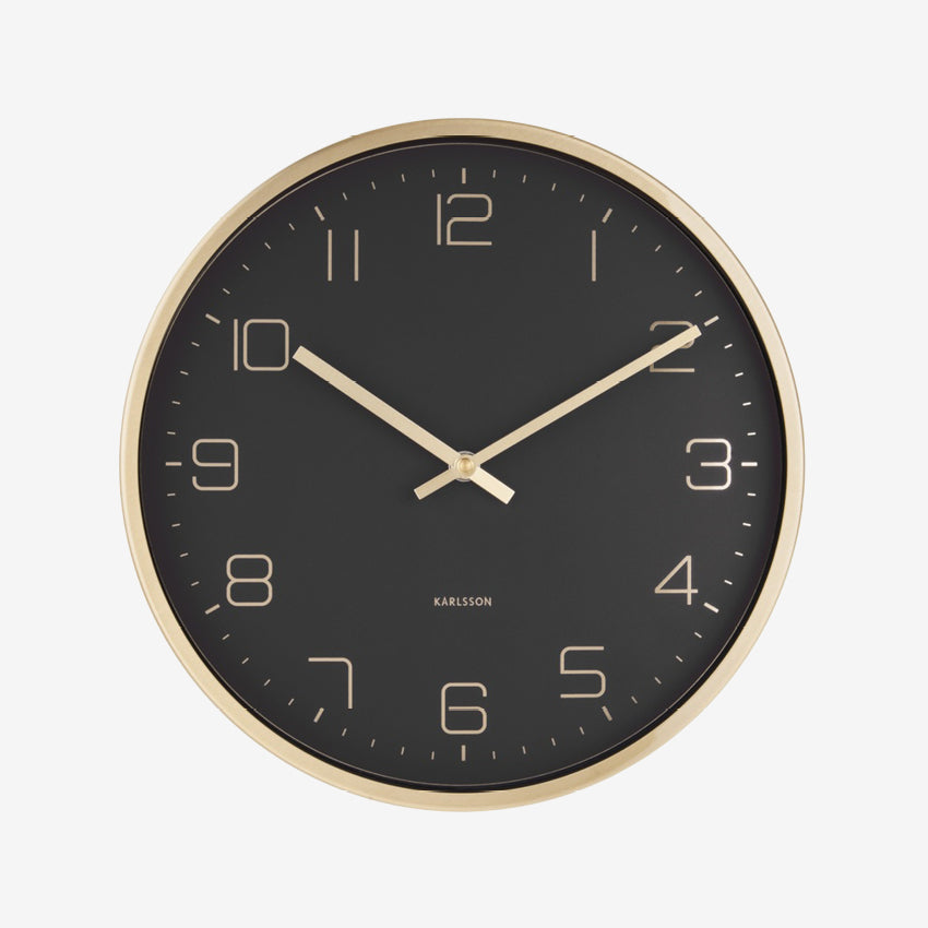 Gold Elegance Wall Clock