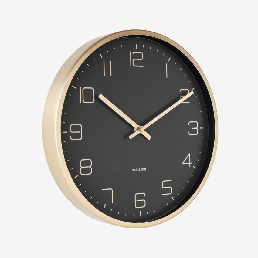 Gold Elegance Wall Clock