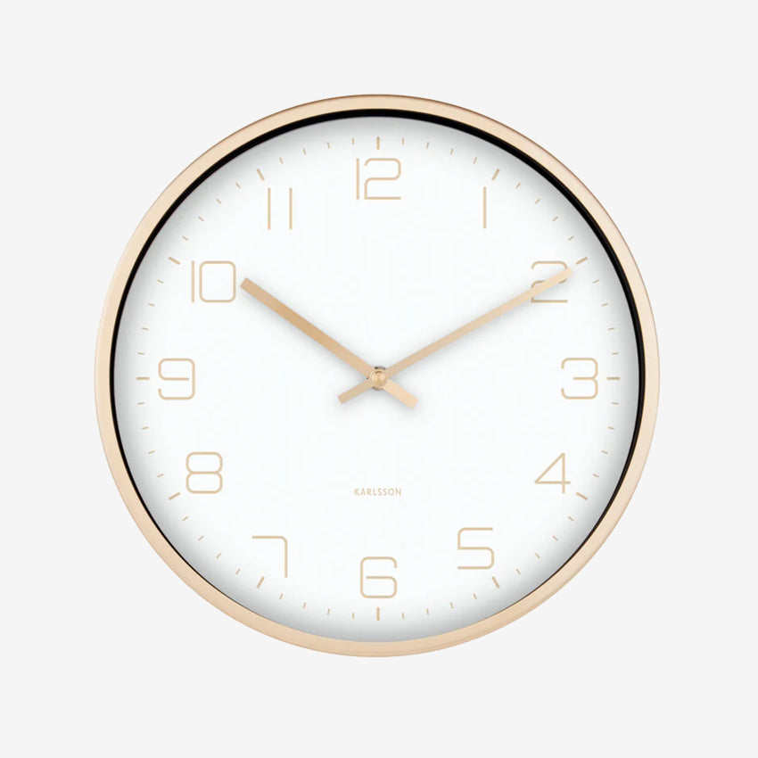 Gold Elegance Wall Clock