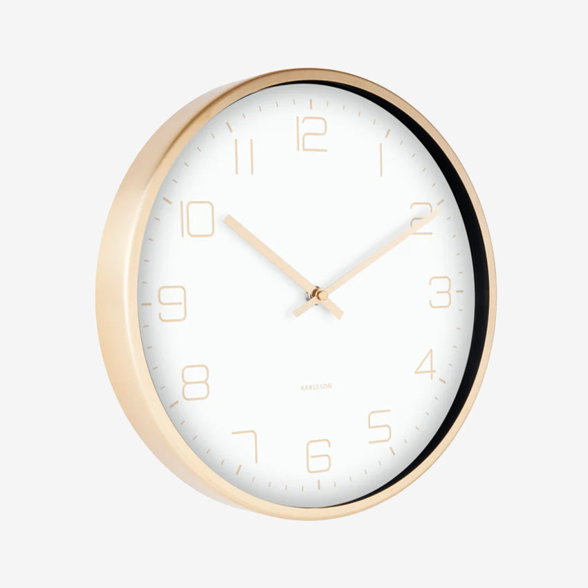 Gold Elegance Wall Clock