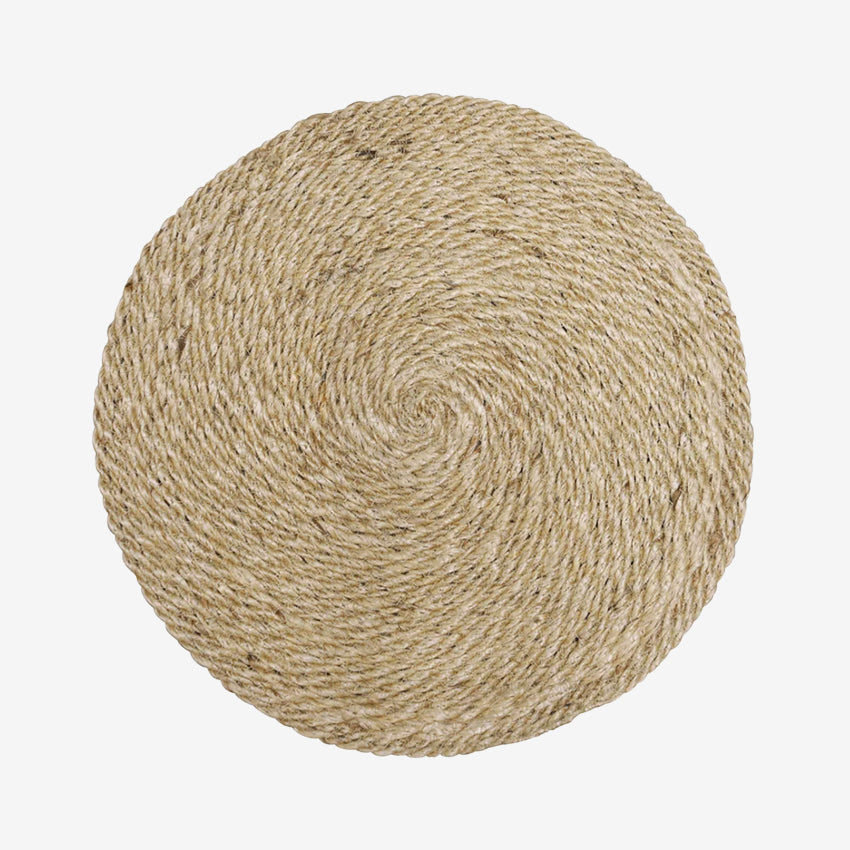 Round Cord Placemat | Natural