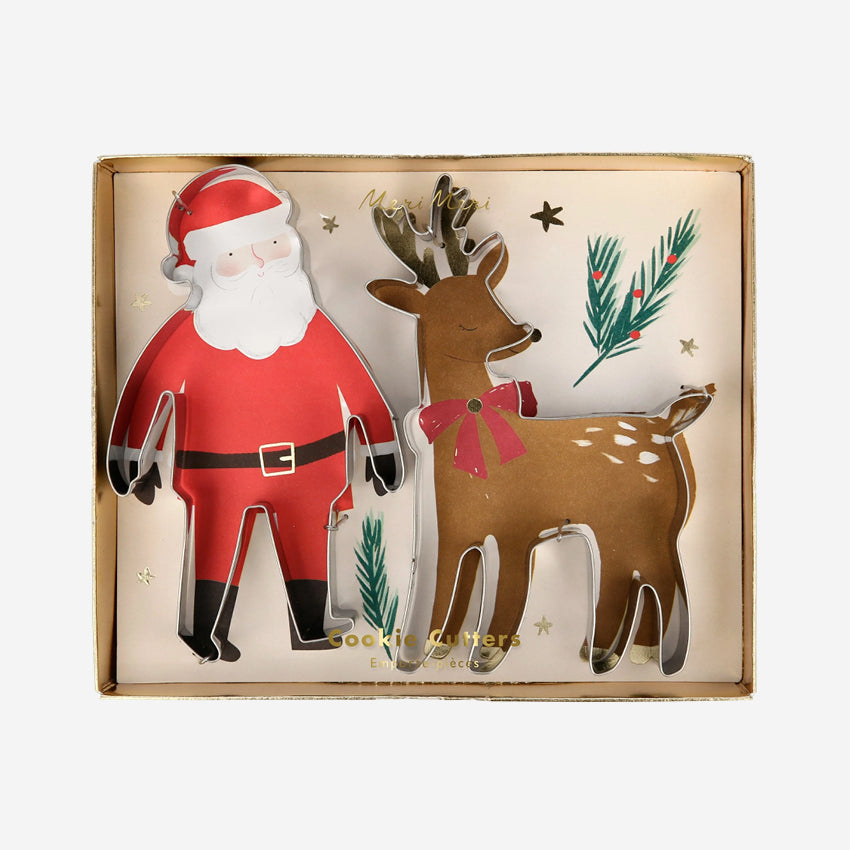 Santa & Reindeer Cookie Cutters