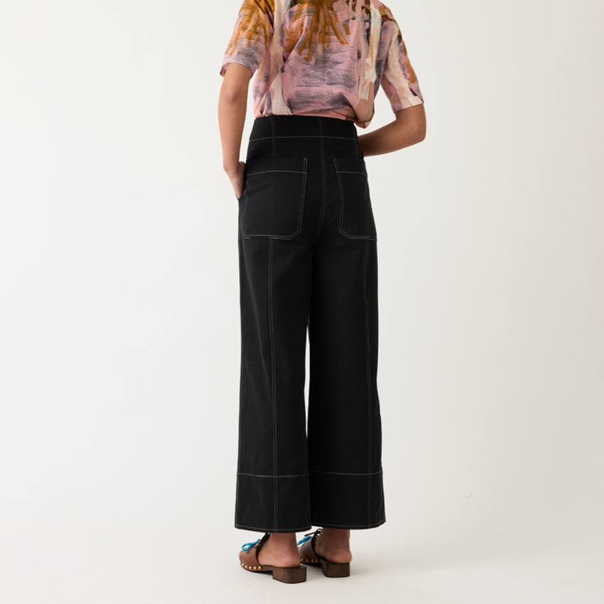 Bodhi Wide Leg Pant | Black