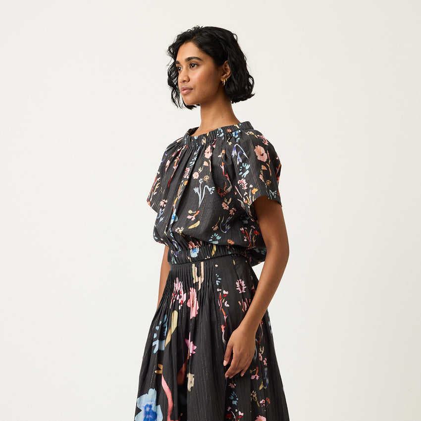 Daphne Top | Watercolour Charcoal