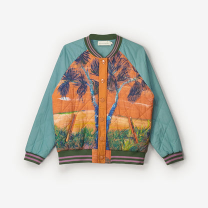 Reed Quilted Bomber | Cork Tree