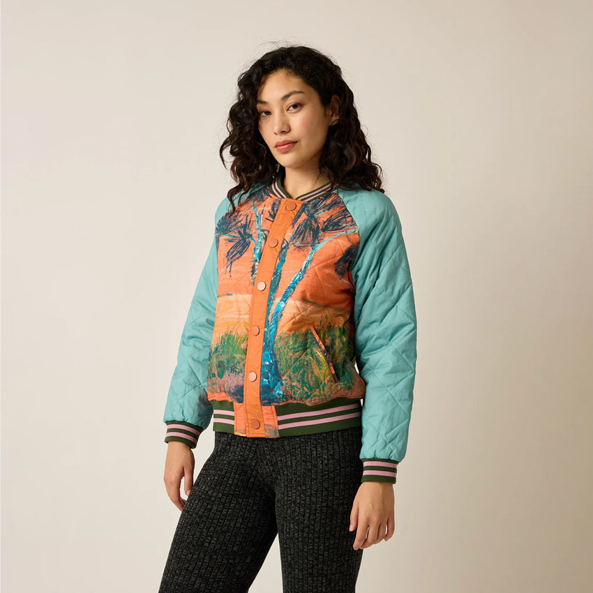 Reed Quilted Bomber | Cork Tree