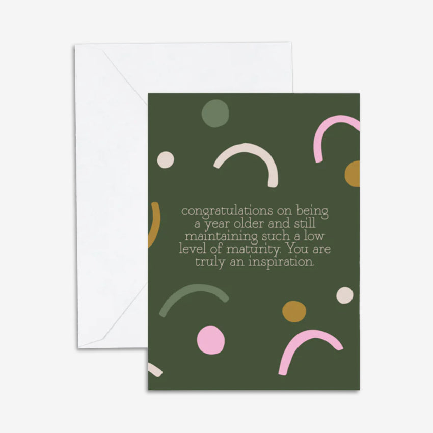 Low Maturity Gift Card