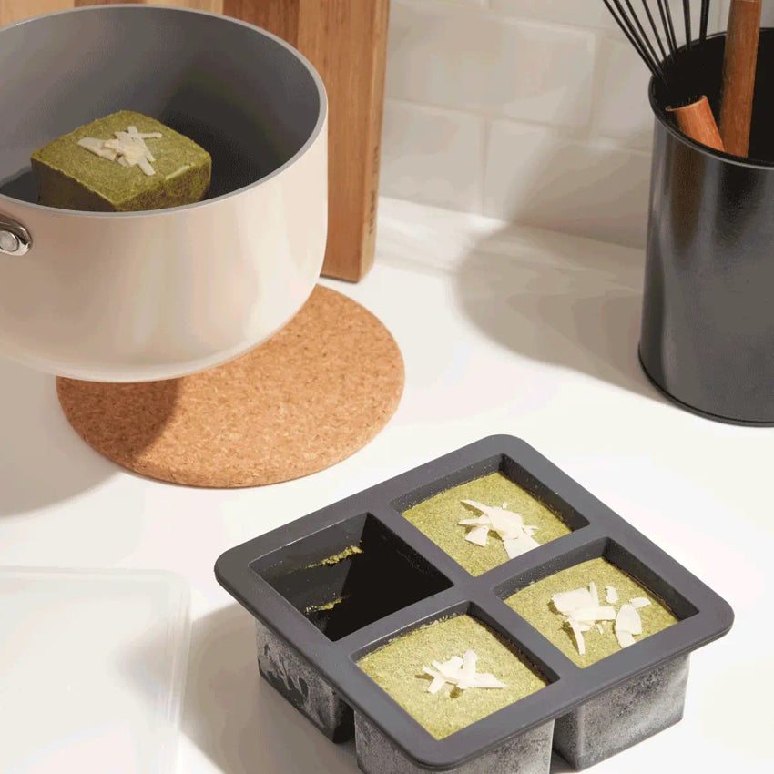 Cup Cubes Freezer Tray | Charcoal