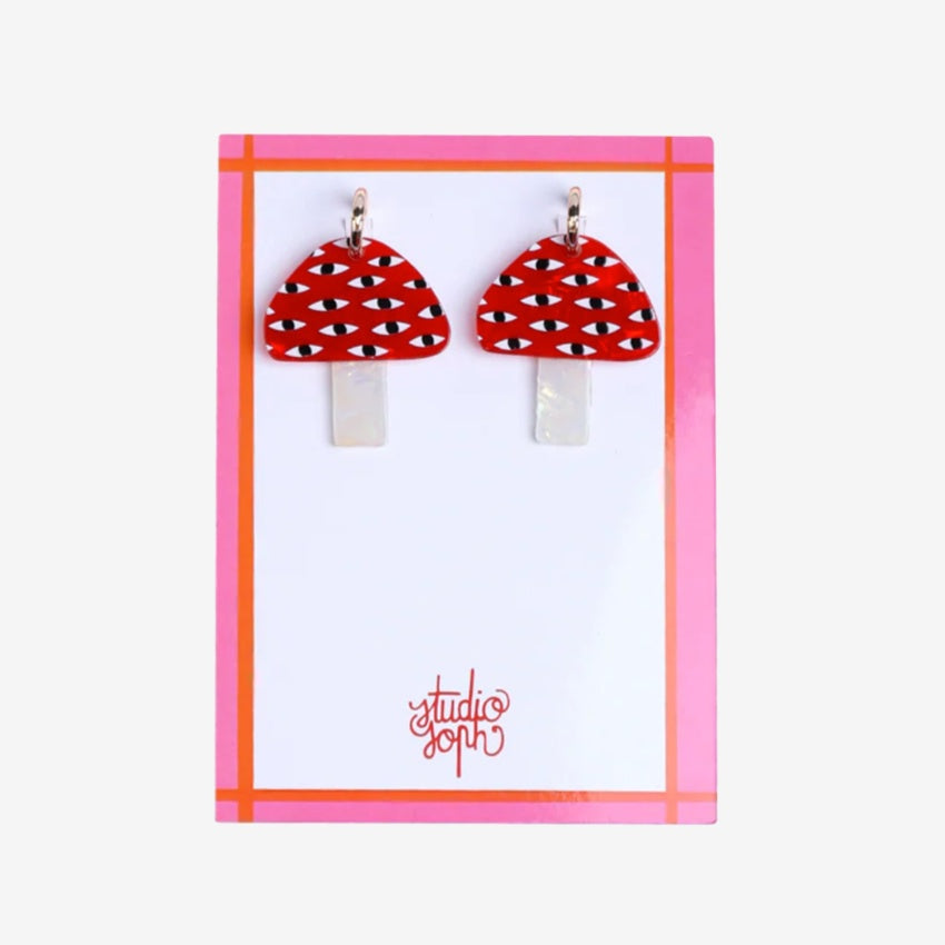 Mushroom Earrings