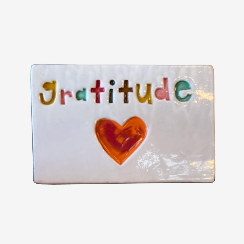 Large Wall Tile | Gratitude