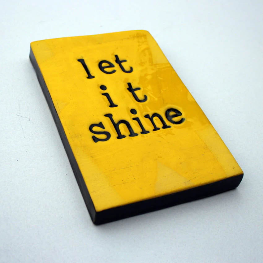 Large Wall Tile | Let It Shine