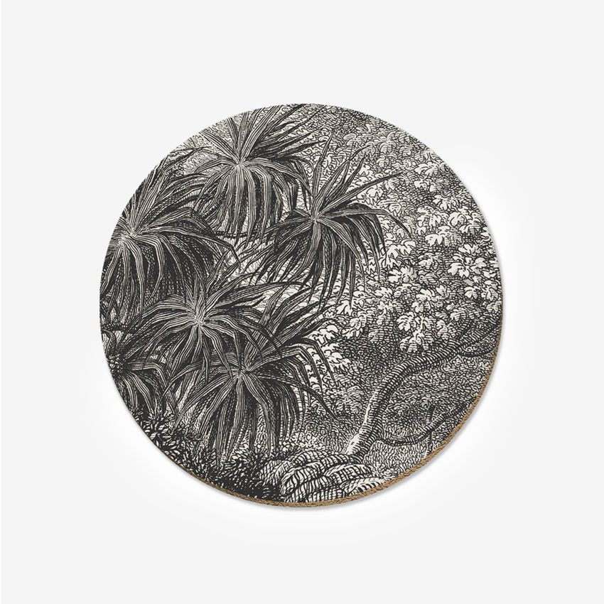 The Wolfkamp & Stone Wildscape Coaster on a blank background