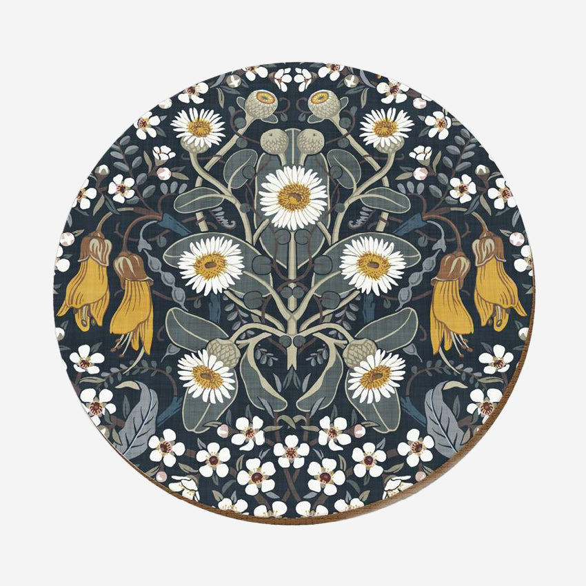 The Wolfkamp & Stone Kowhai Daisy Placemat on a blank background