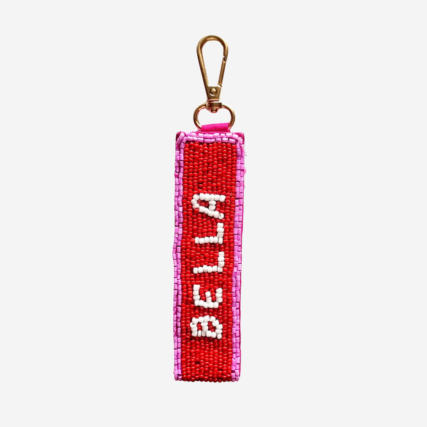 Beaded Keychain | Words