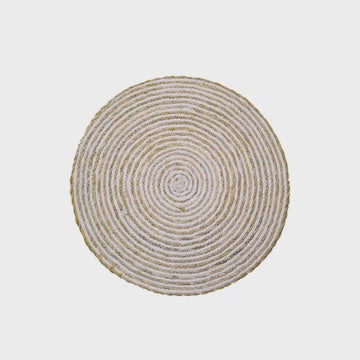 Round Cord Placemat | White