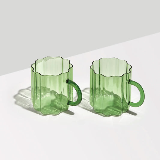 Wave Mugs | Green