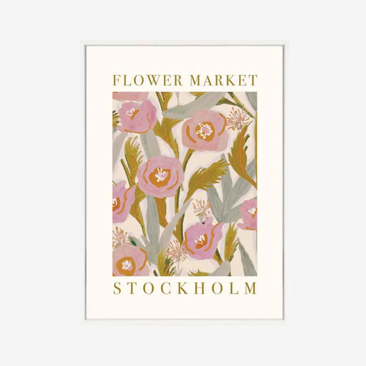 Flower Market Print | Framed