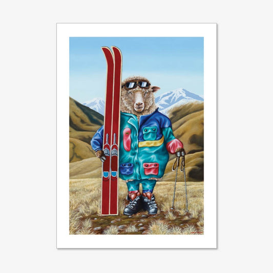 Ewe Ski | Unframed