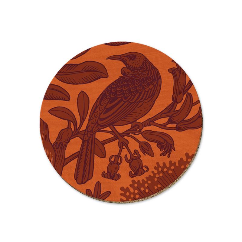 The Wolfkamp and Stone NZ Flora coaster in Te Whero on a blank background